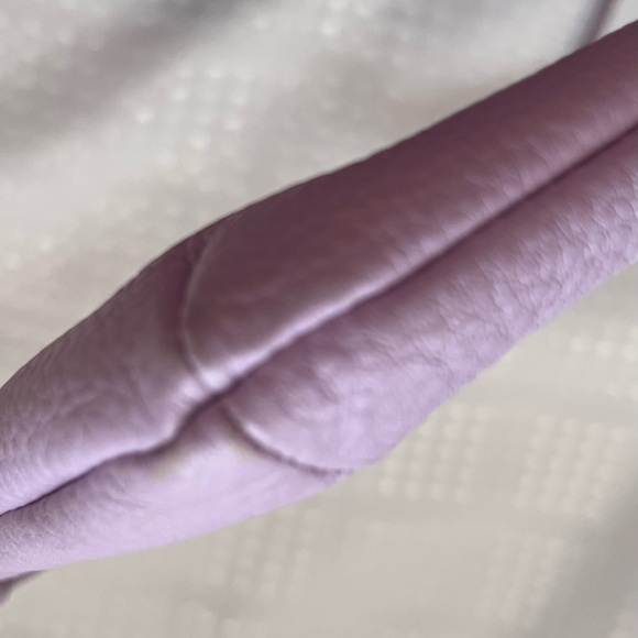 CALVIN KLEIN Lavender Crossbody Bag Mini Pebbled Faux Leather Purse - Picture 12 of 13